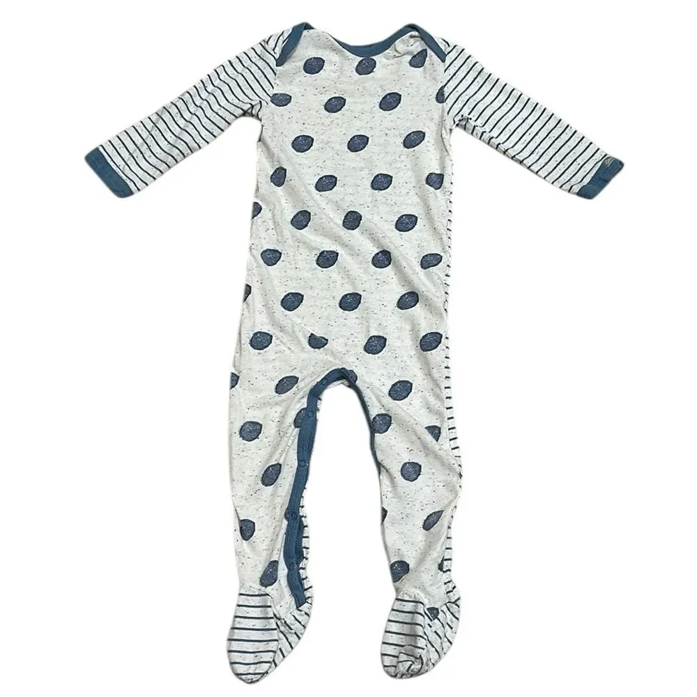 Coccoli Footies Dots & Stripes Cotton Sleeper 18Month